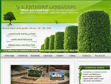 Tablet Screenshot of ganthonylandscape.com